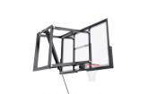 Баскетбольный щит DFC со съёмным регулятором высоты, стекло 6 мм, 120 х 80 см