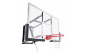 Баскетбольный щит DFC со съёмным регулятором высоты, поликарбонат 3 мм, 136 х 80 см