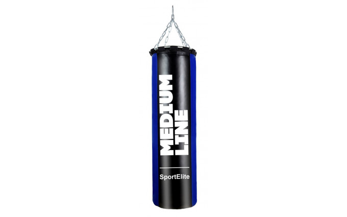 Мешок боксерский SportElite MEDIUM LINE   75см, d-26, 20кг, сине-черный